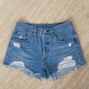 Levi 501 Blue Jean Shorts